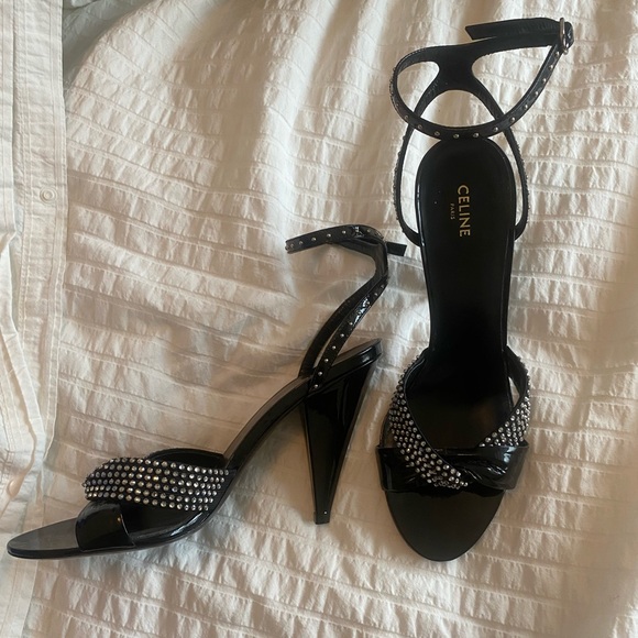 CELINE Cristal Embellished Heels - Picture 7 of 7